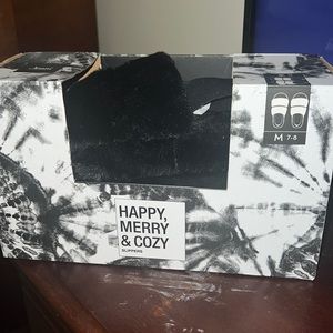 Black brand new slippers